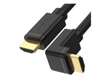 Kabel i złączka UNITEK Kabel kątowy 90° HDMI 2.0 - HDMI 4K/60Hz 3m Y-C1002